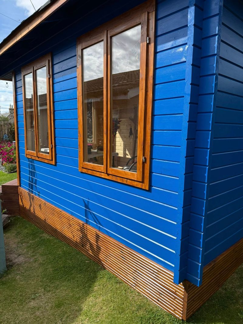 Summerhouse timber detail